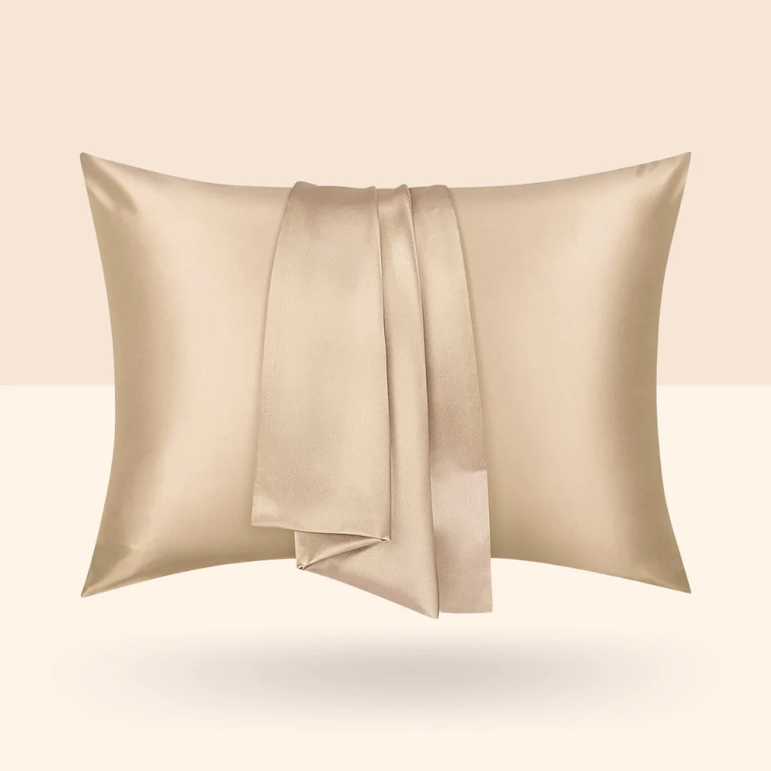 Luxury Mulberry Silk Pillowcase Champagne, Standard