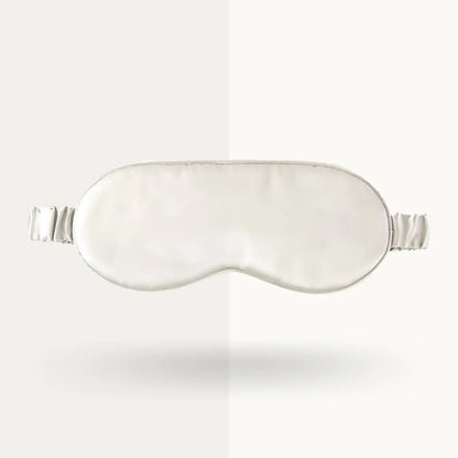 Luxury Mulberry Silk Sleep Mask Ivory
